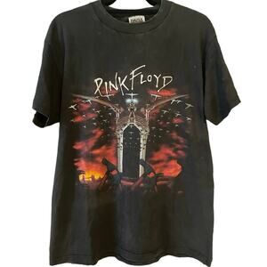 Vintage 90s Pink Floyd The Wall 1997 Band Shirt Adult Medium